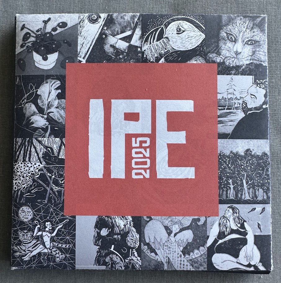 The front of the International Print Exchange Catalog