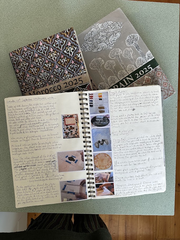 Three journals, Spain , Morocco and Greece.